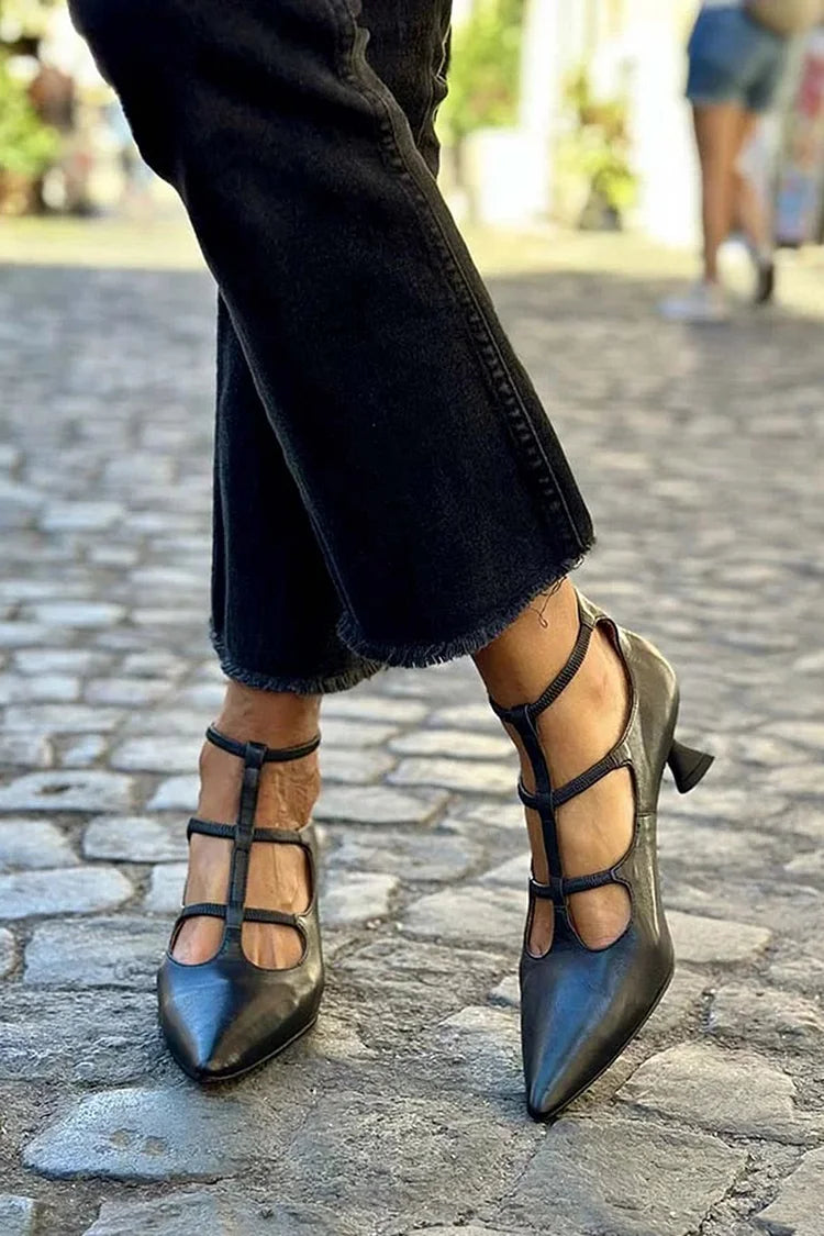 Elegante pumps met bandjes