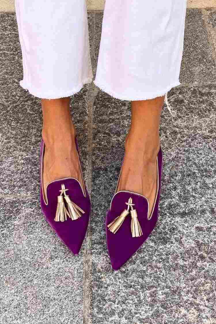 Amelie loafers met kwastjes