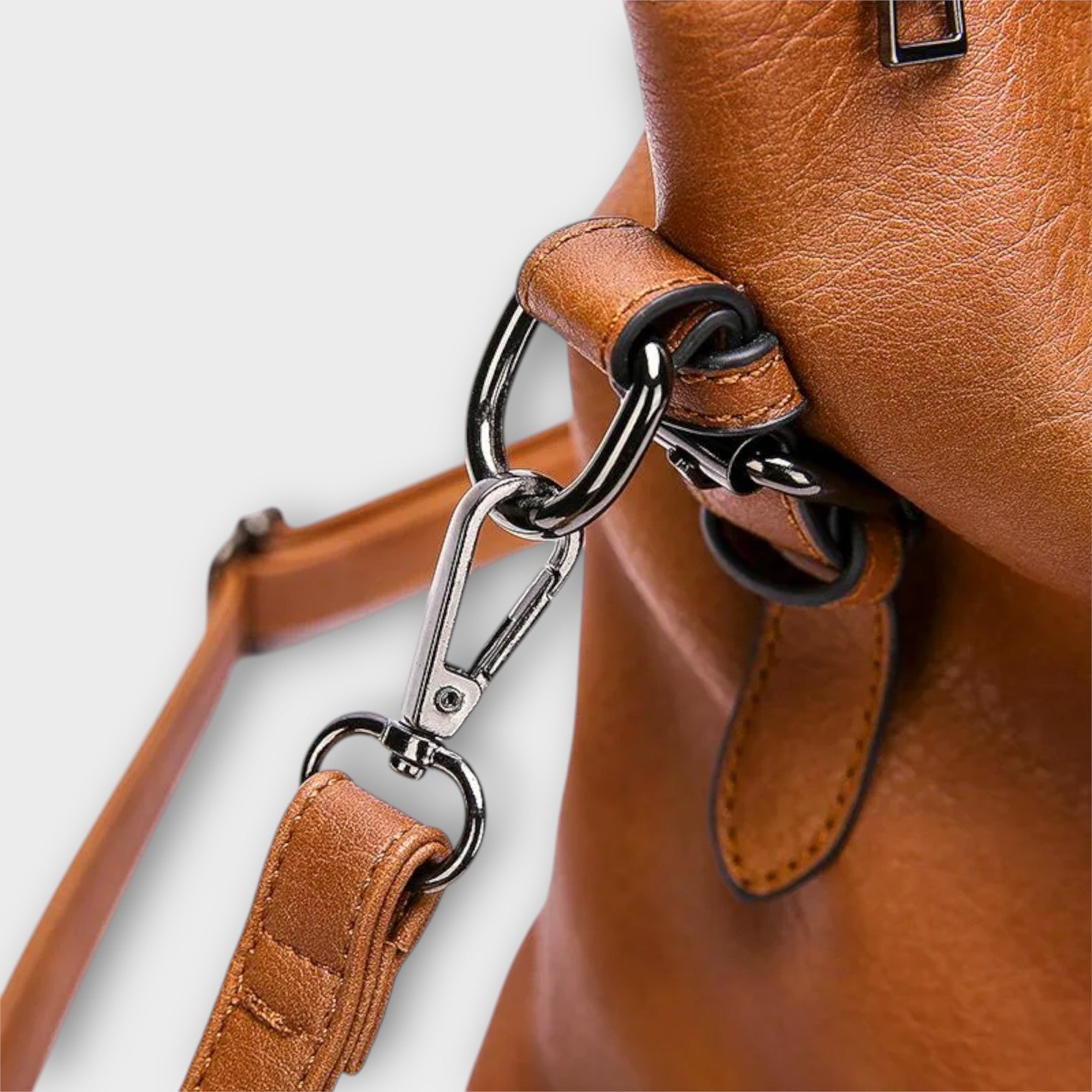 Elegante schoudertas met flap