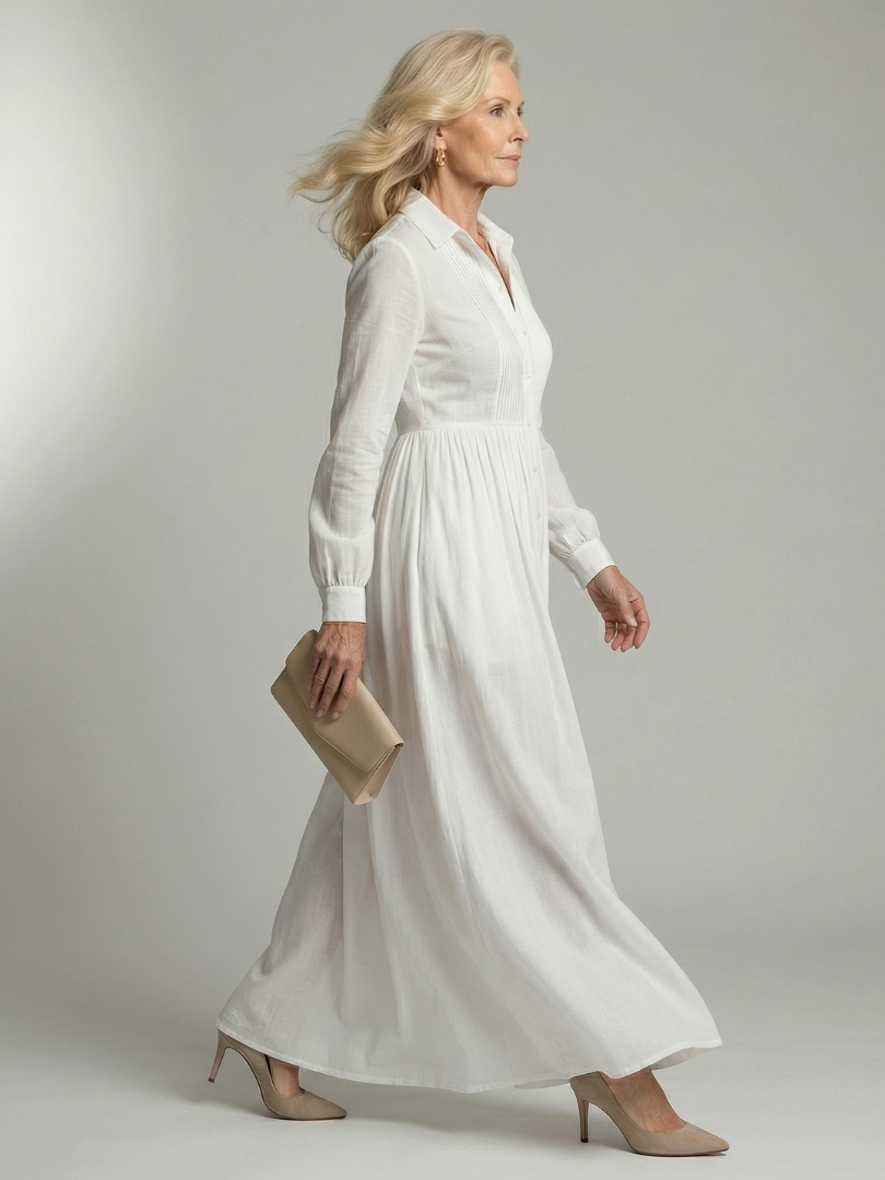 Lioren | Soft Flow Maxi Jurk