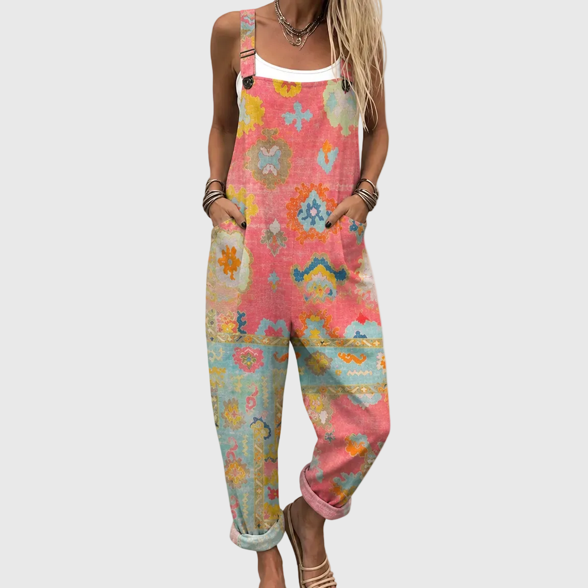 Nelleke salopette met print