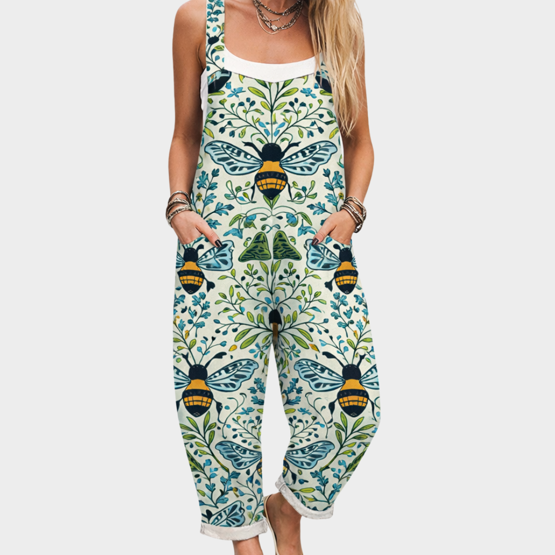 Veerle salopette met print