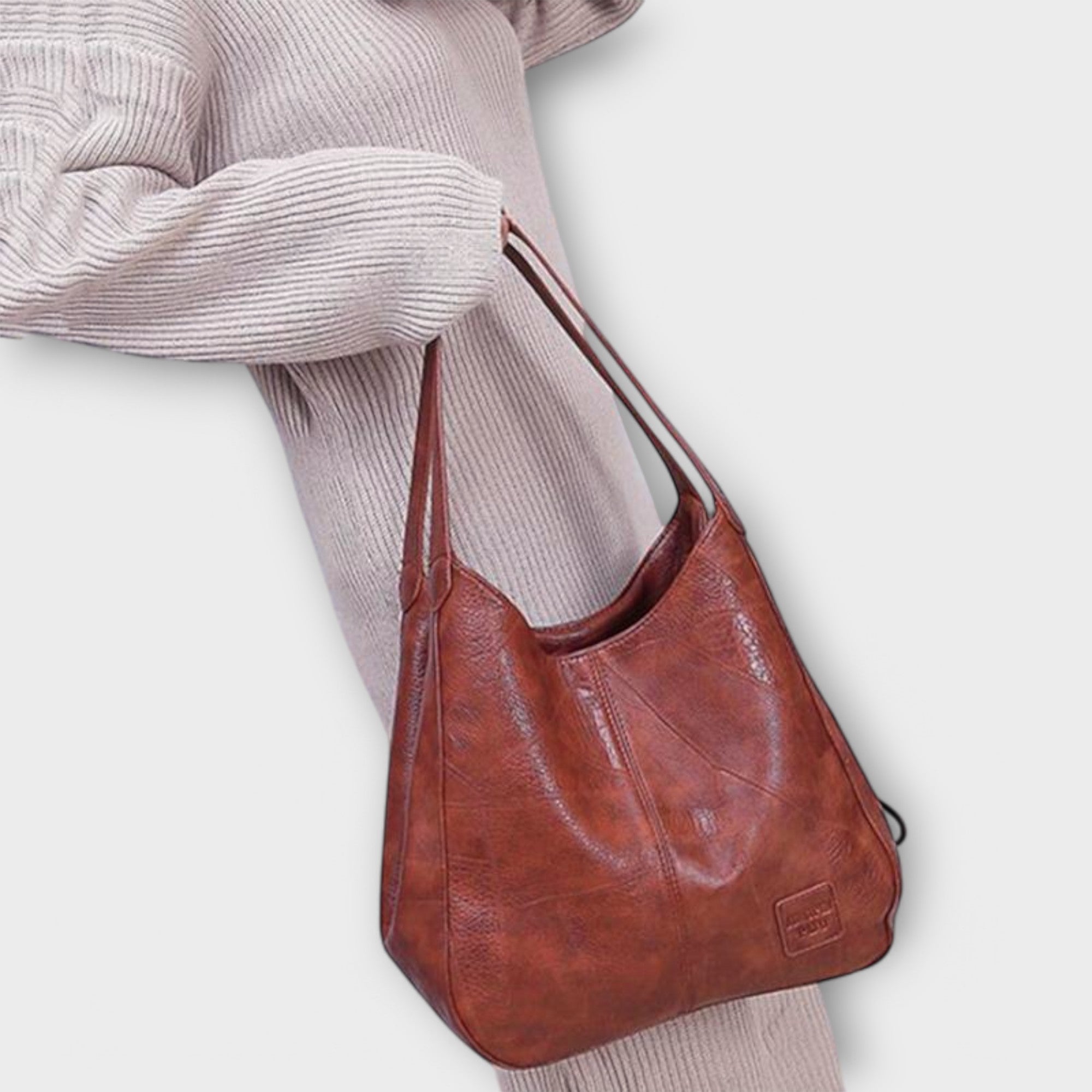 Vintage tas met gespsluiting