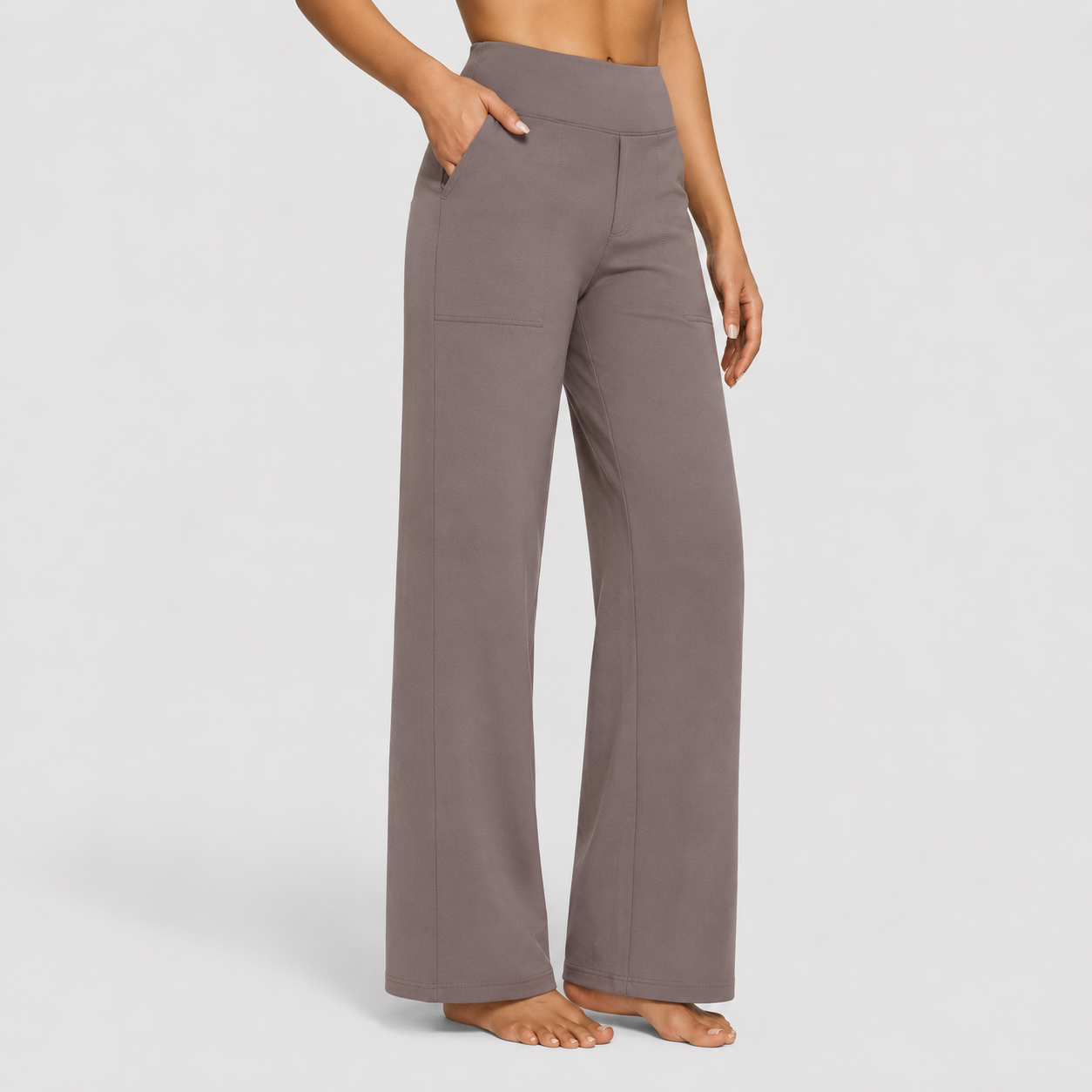 Ame elegante broek met rechte pijpen