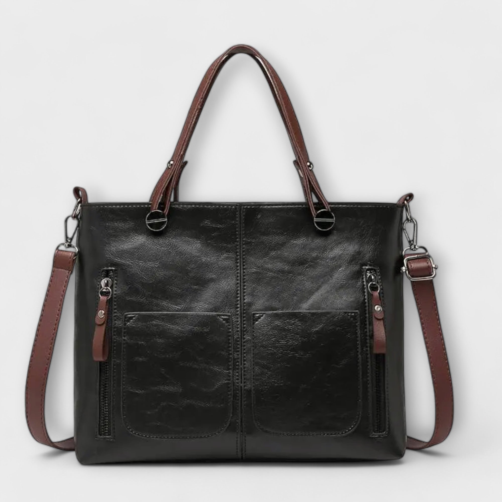 Elegante handtas met glad oppervlak