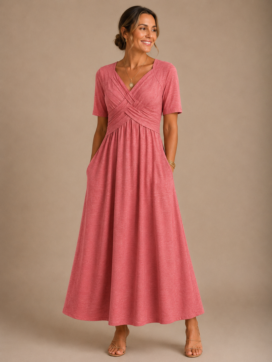 Angeli™ | Elegante Midi Dress