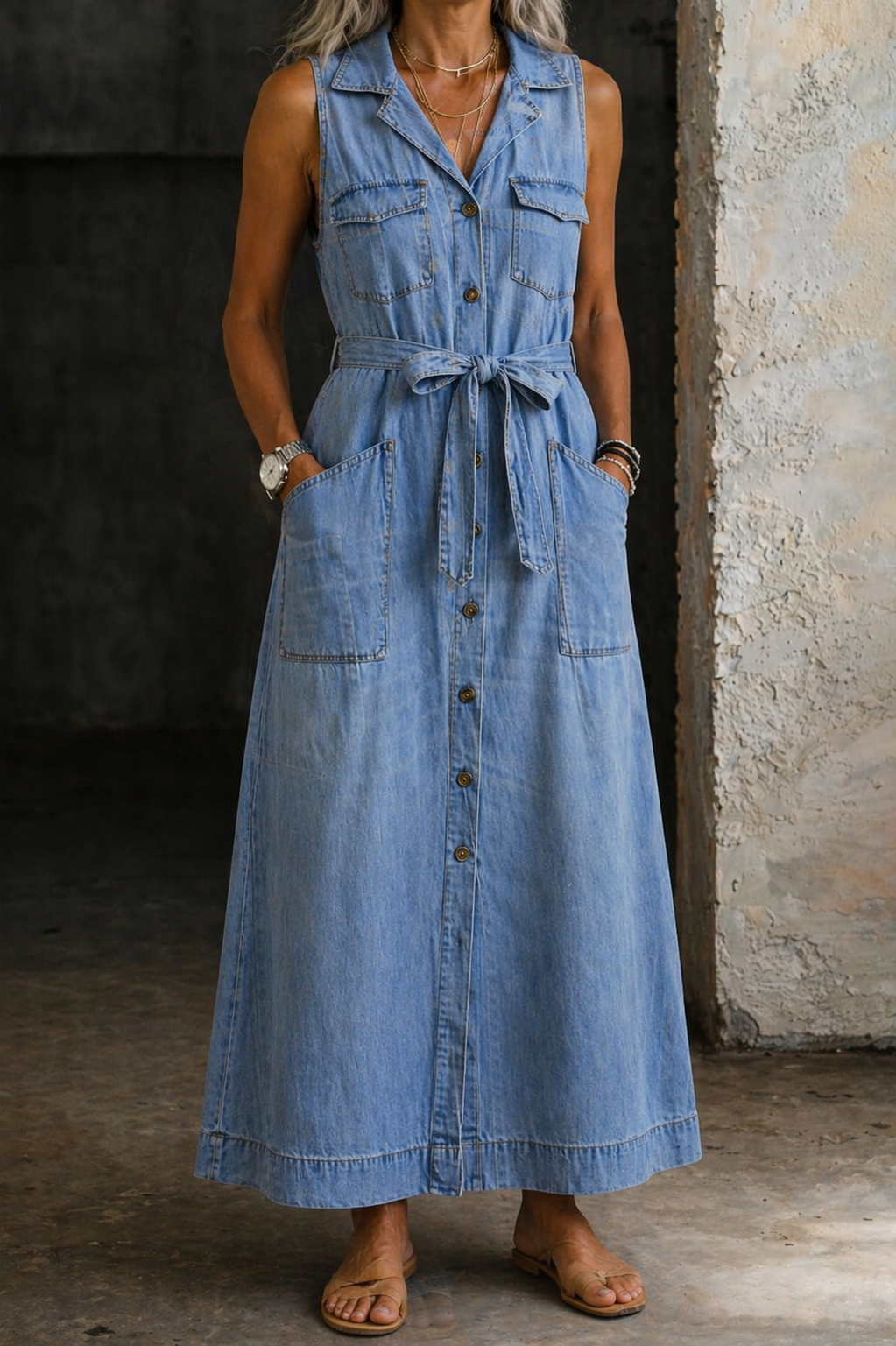 Susan | Denim jurk