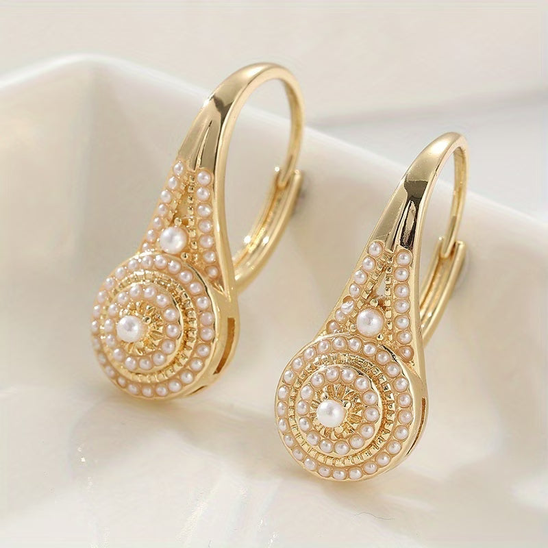 Elegante oorbellen met parels