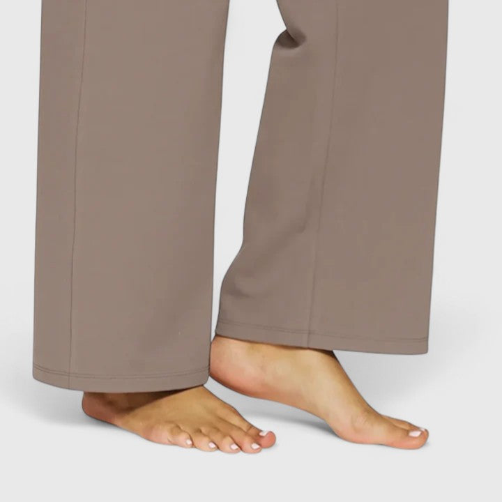 Hilary verfijnde broek met hoge taille