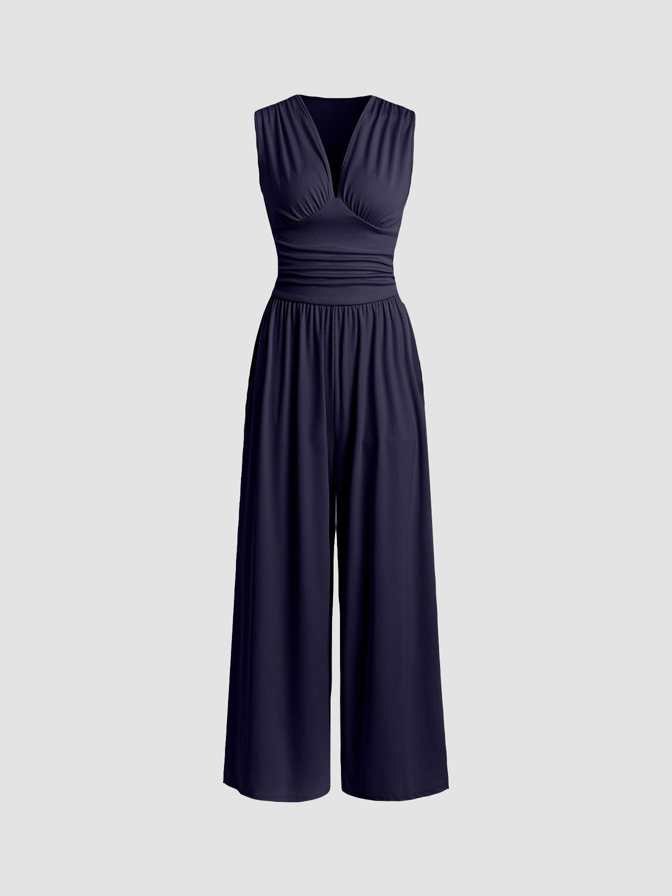 Caridad jumpsuit in donkerblauw