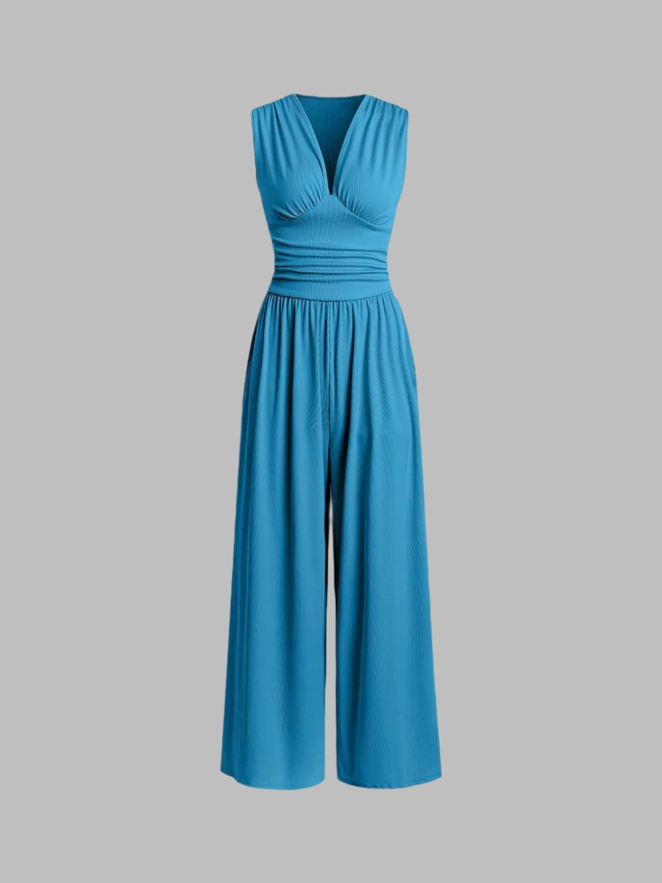 Caridad jumpsuit in azuurblauw