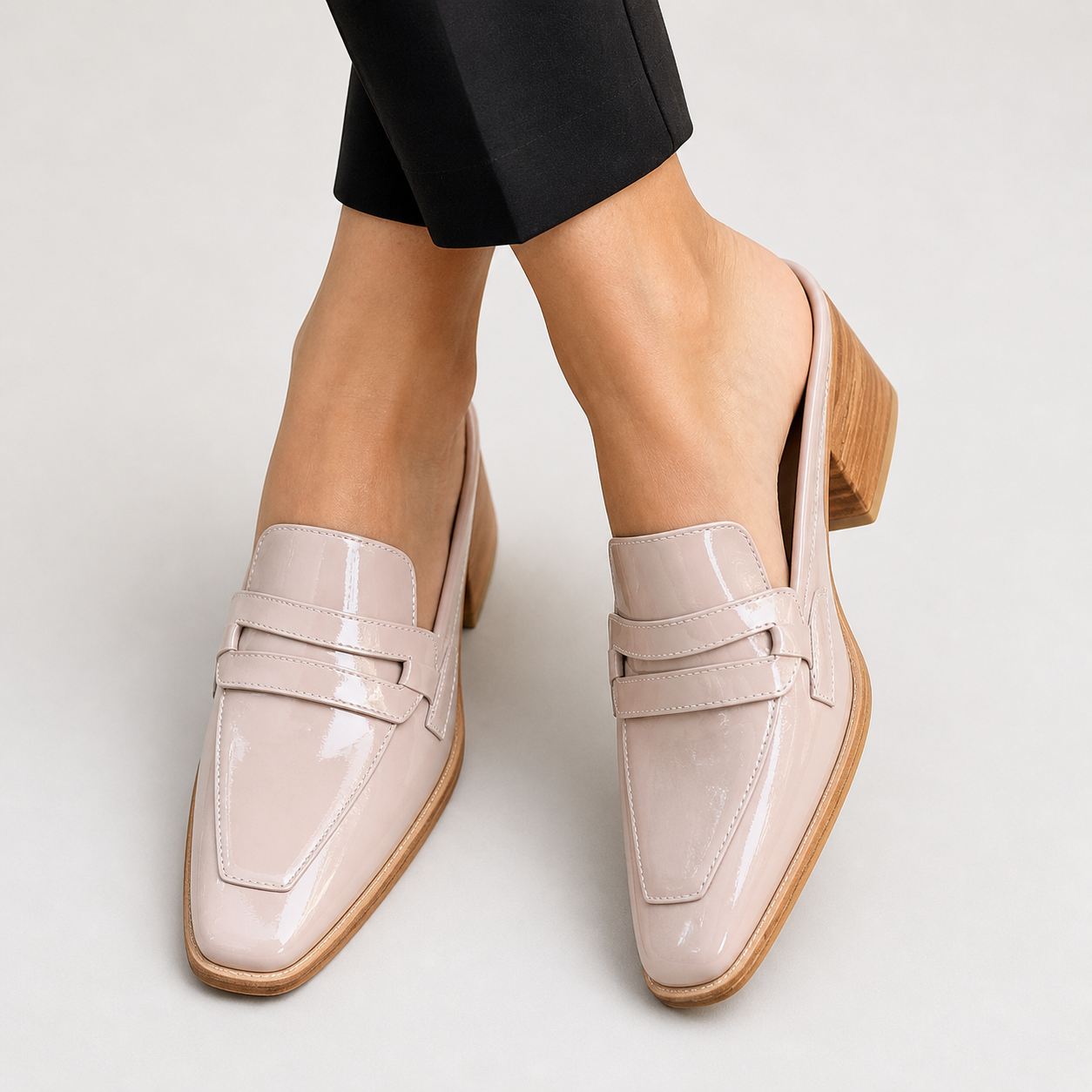 Elaine | Glanzende loafers
