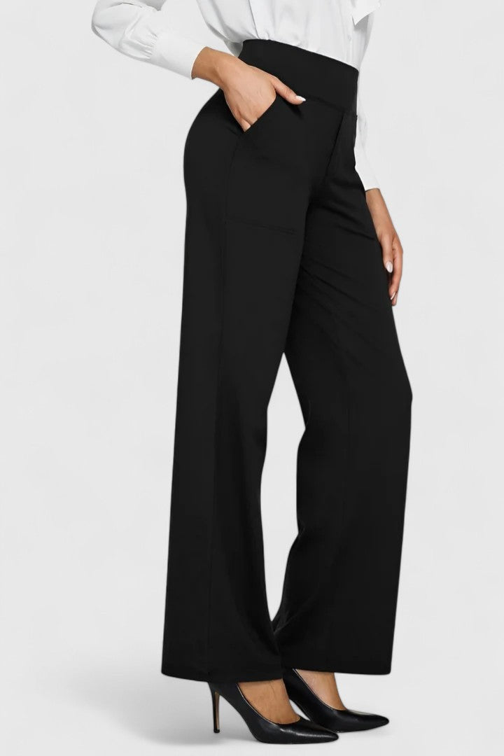 Hilary verfijnde broek met hoge taille