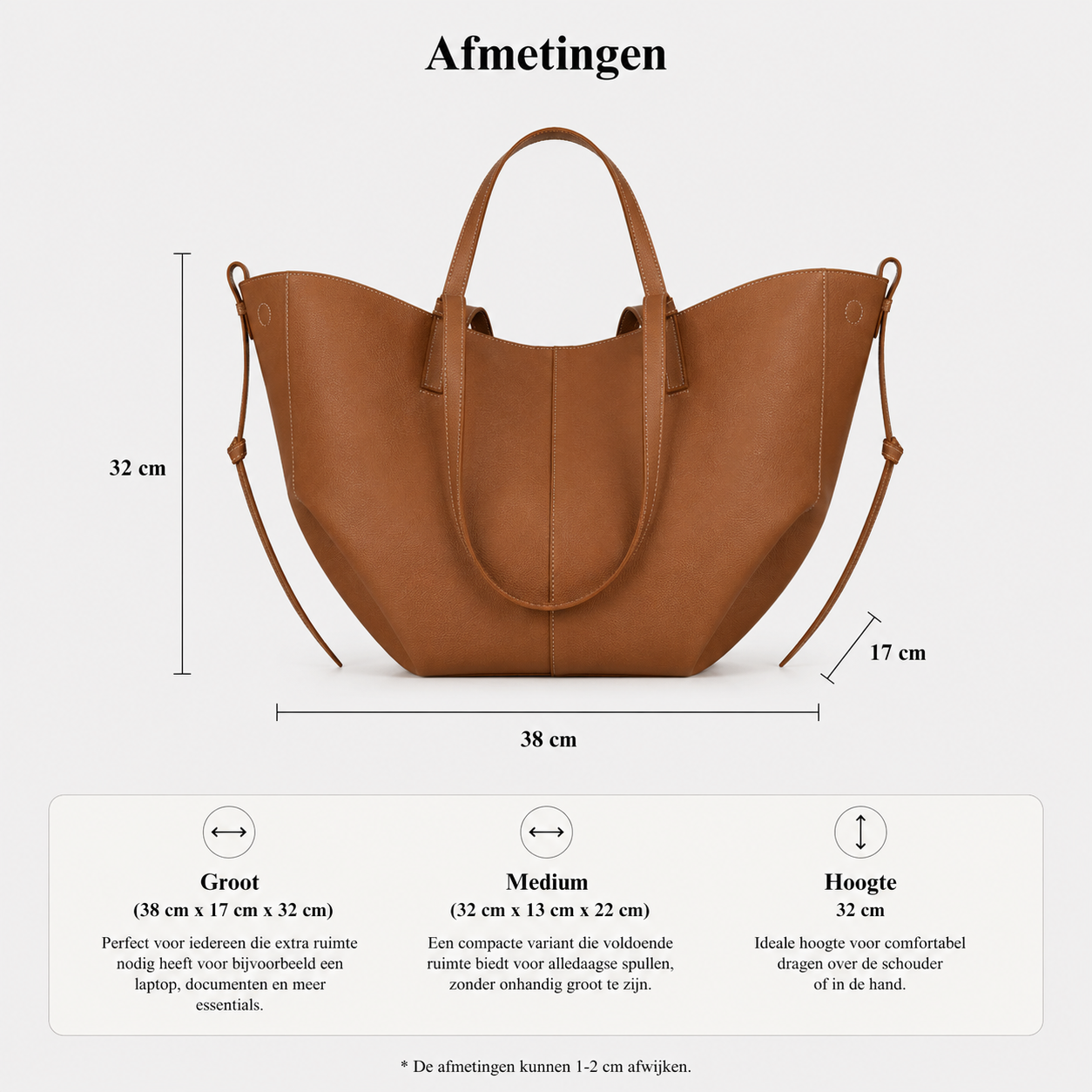 Luxe Designer Tote Bag