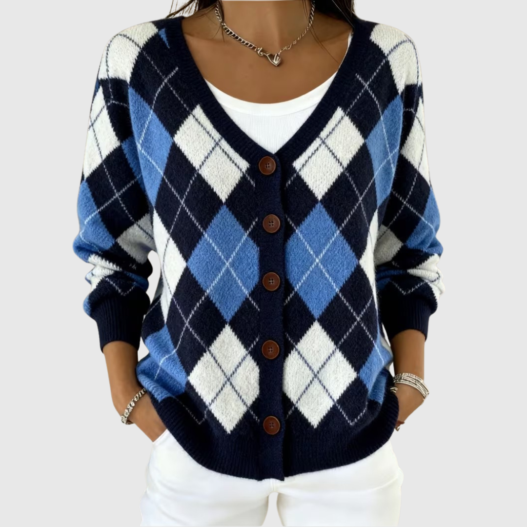 Soledad | Gebreid vest met knopen