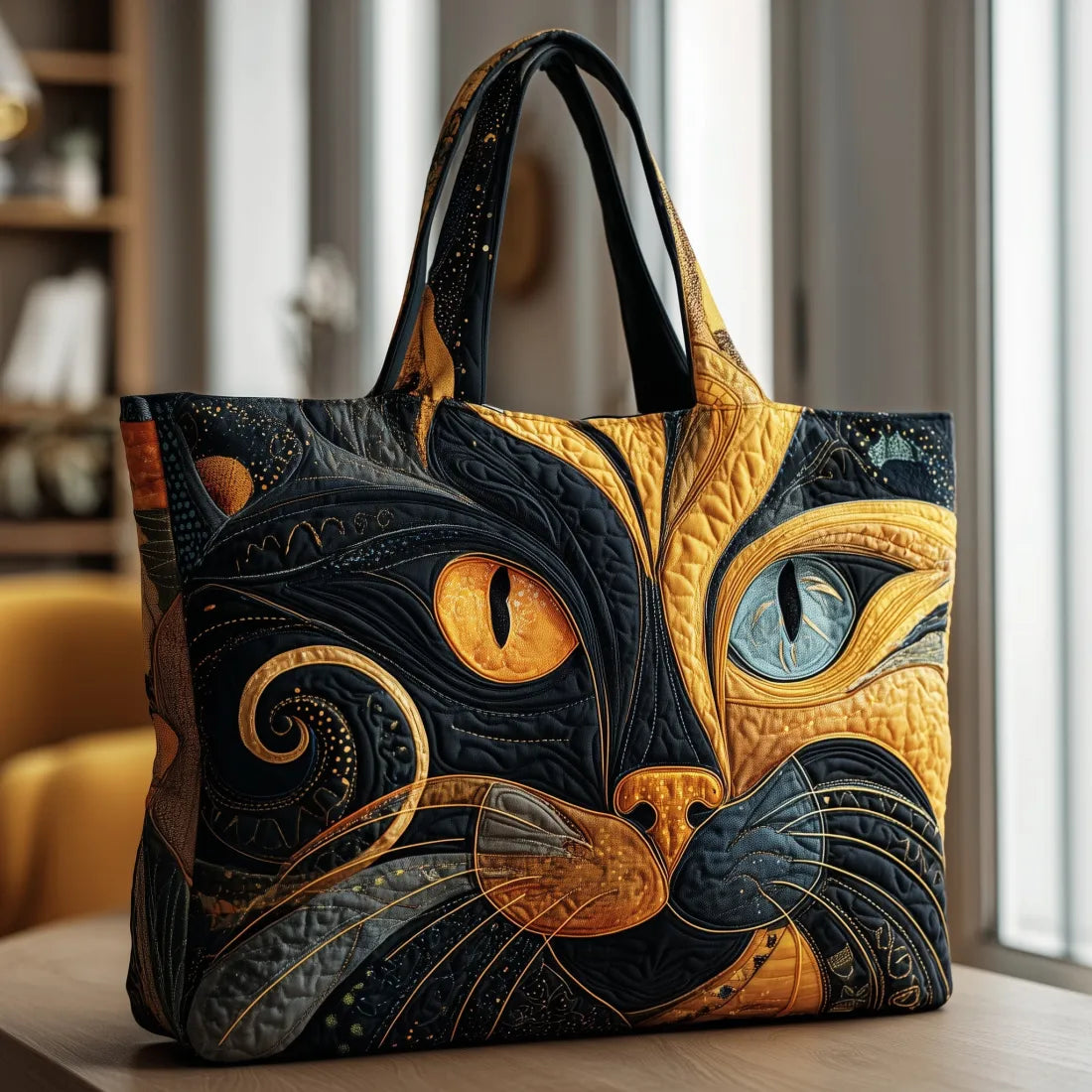Ambachtelijke tas - Mystieke kat
