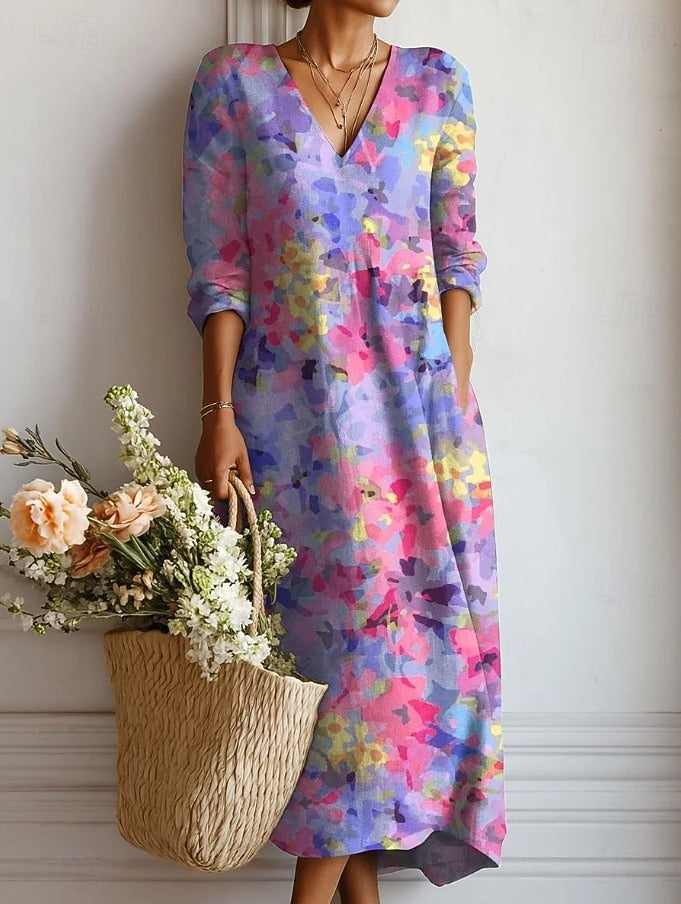 Lotte bohemien maxi-jurk