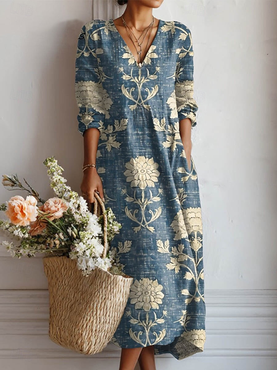 Puck bohemien maxi-jurk