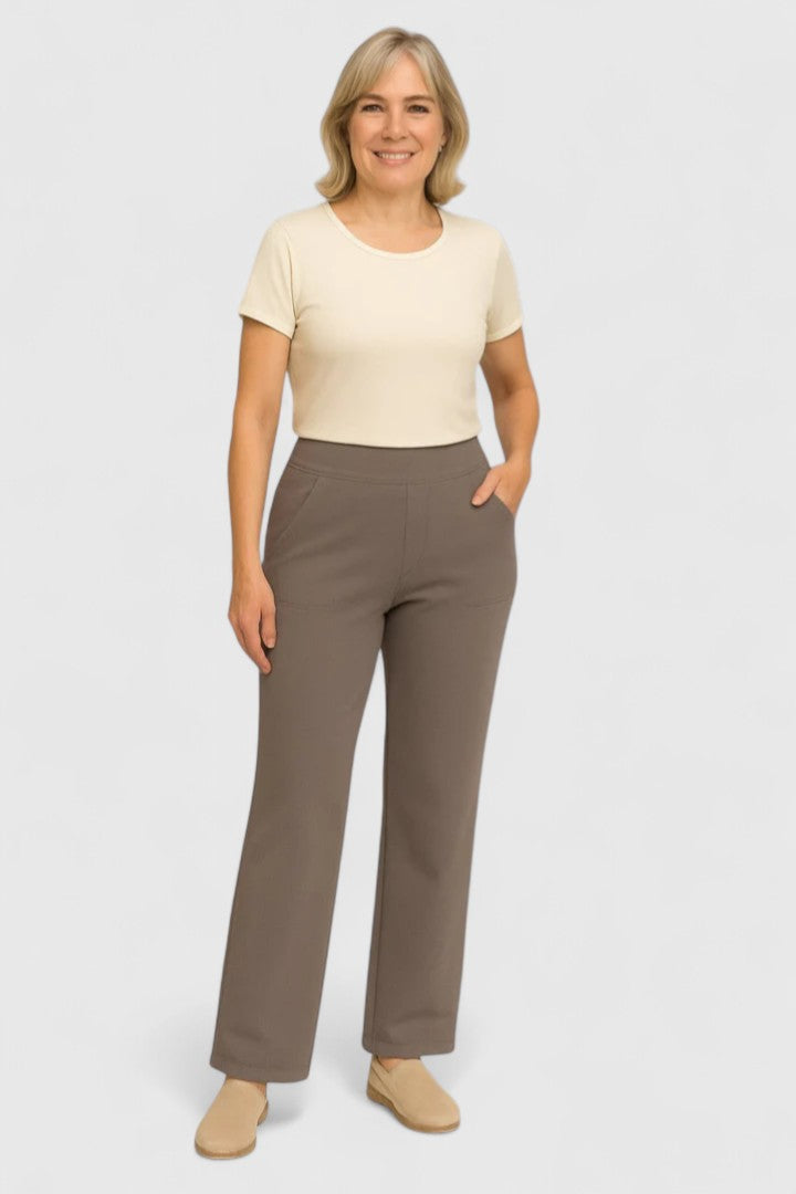 Hilary verfijnde broek met hoge taille