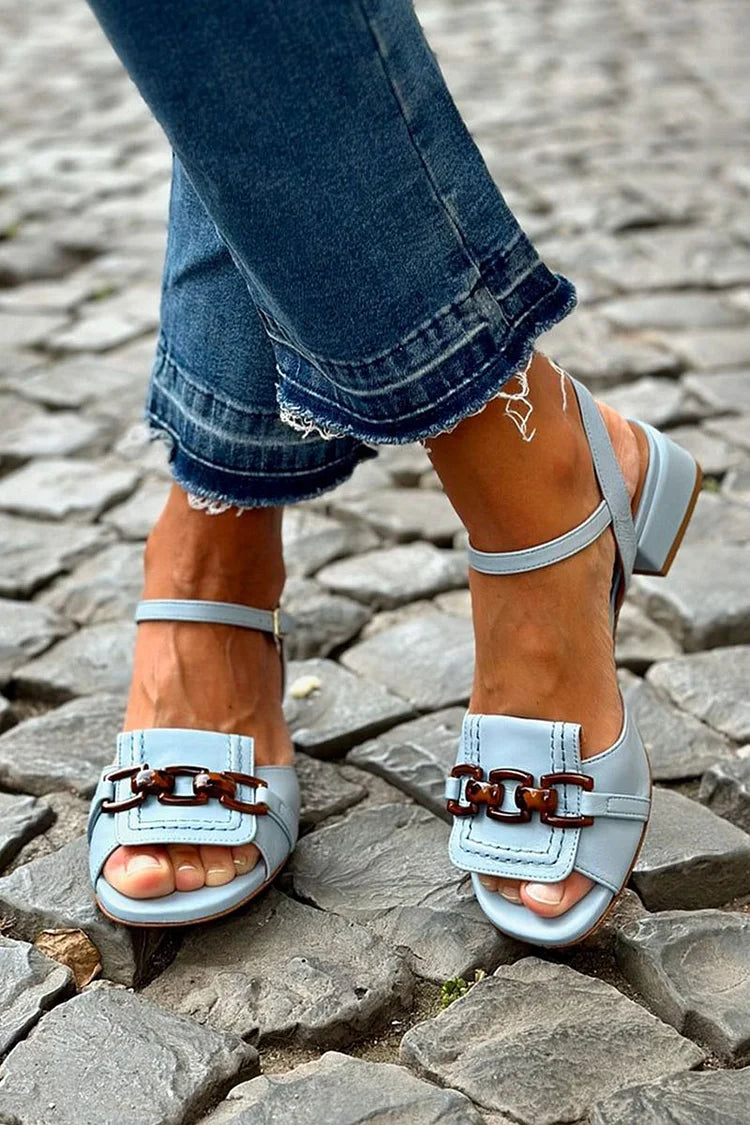 Azzurra sandalen in azuurblauw