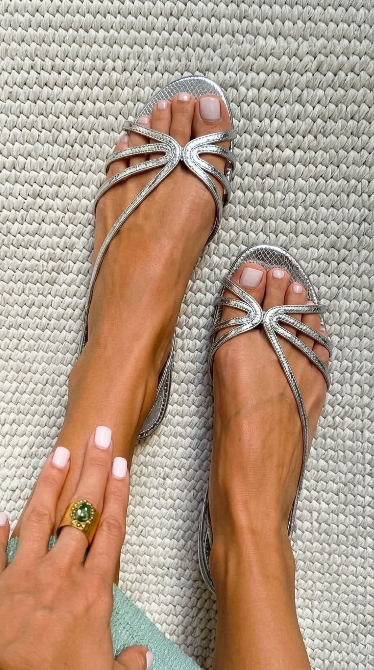 Camille gouden sandalen