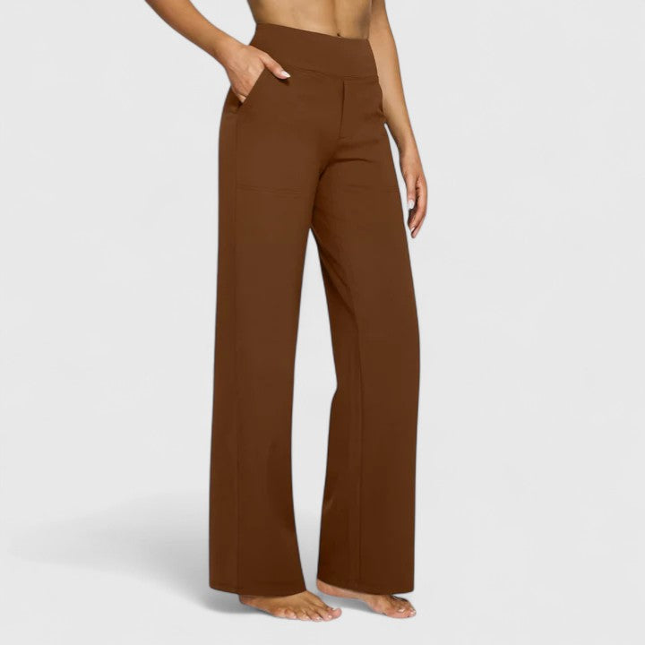 Hilary verfijnde broek met hoge taille