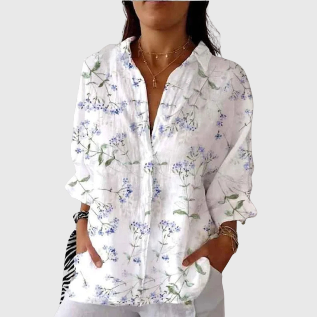 Tosca lichte blouse met kleurrijke print