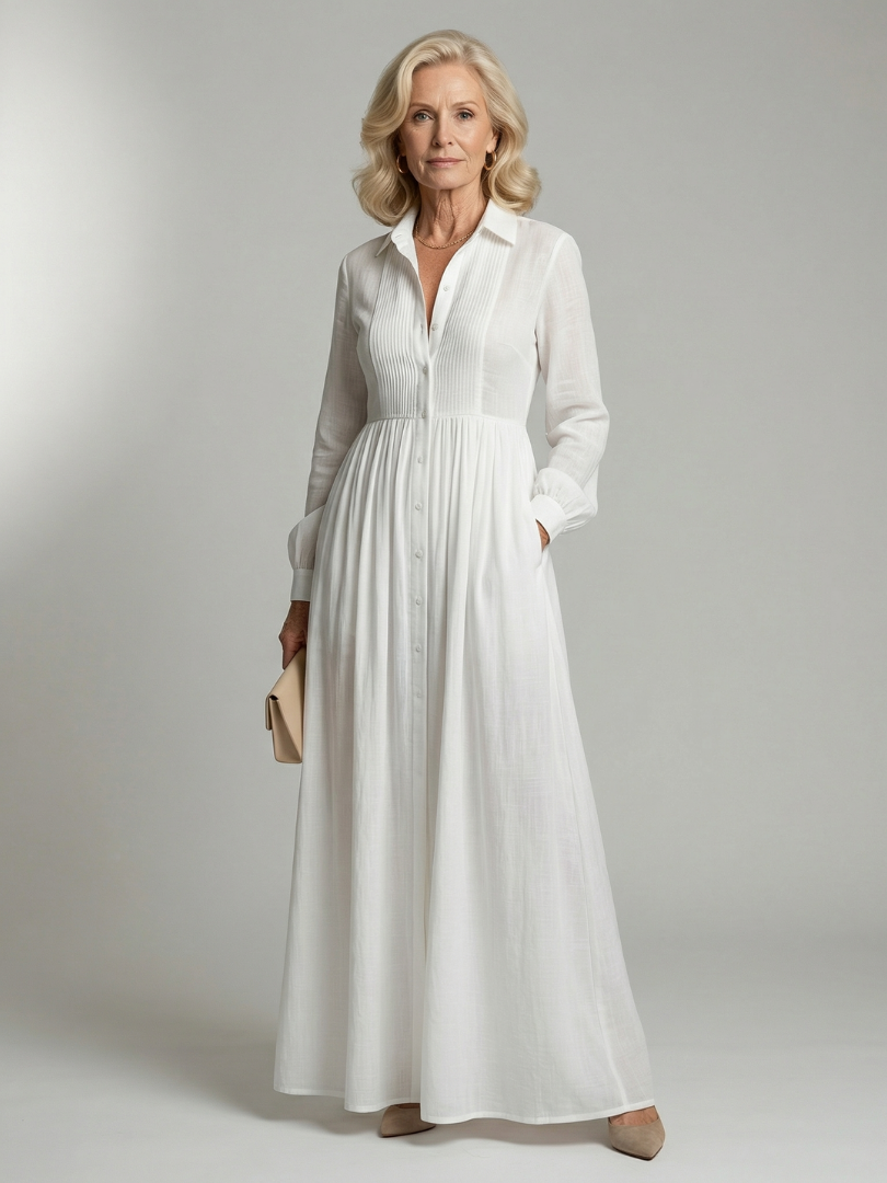 Lioren | Soft Flow Maxi Jurk
