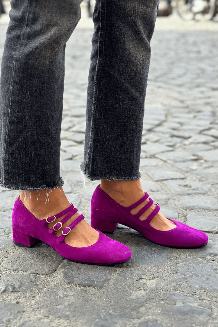 Pumps met drie bandjes