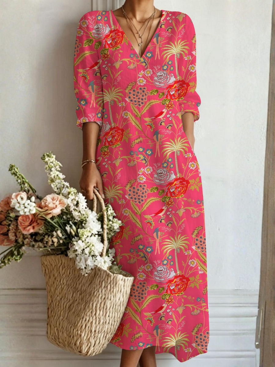 Naomi bohemien maxi-jurk