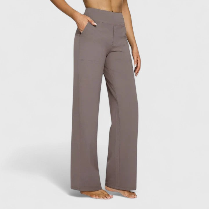 Hilary verfijnde broek met hoge taille