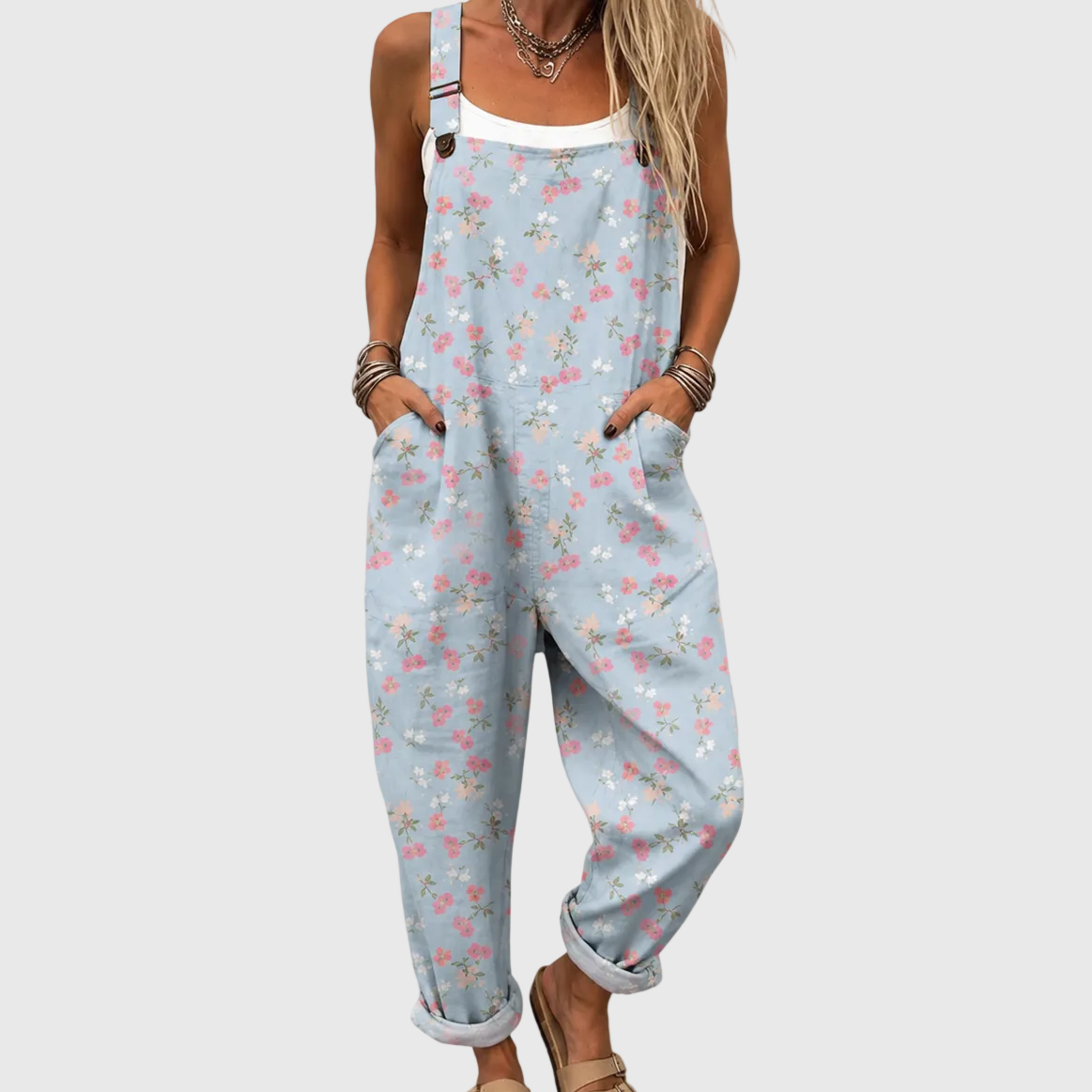 Noortje salopette met print