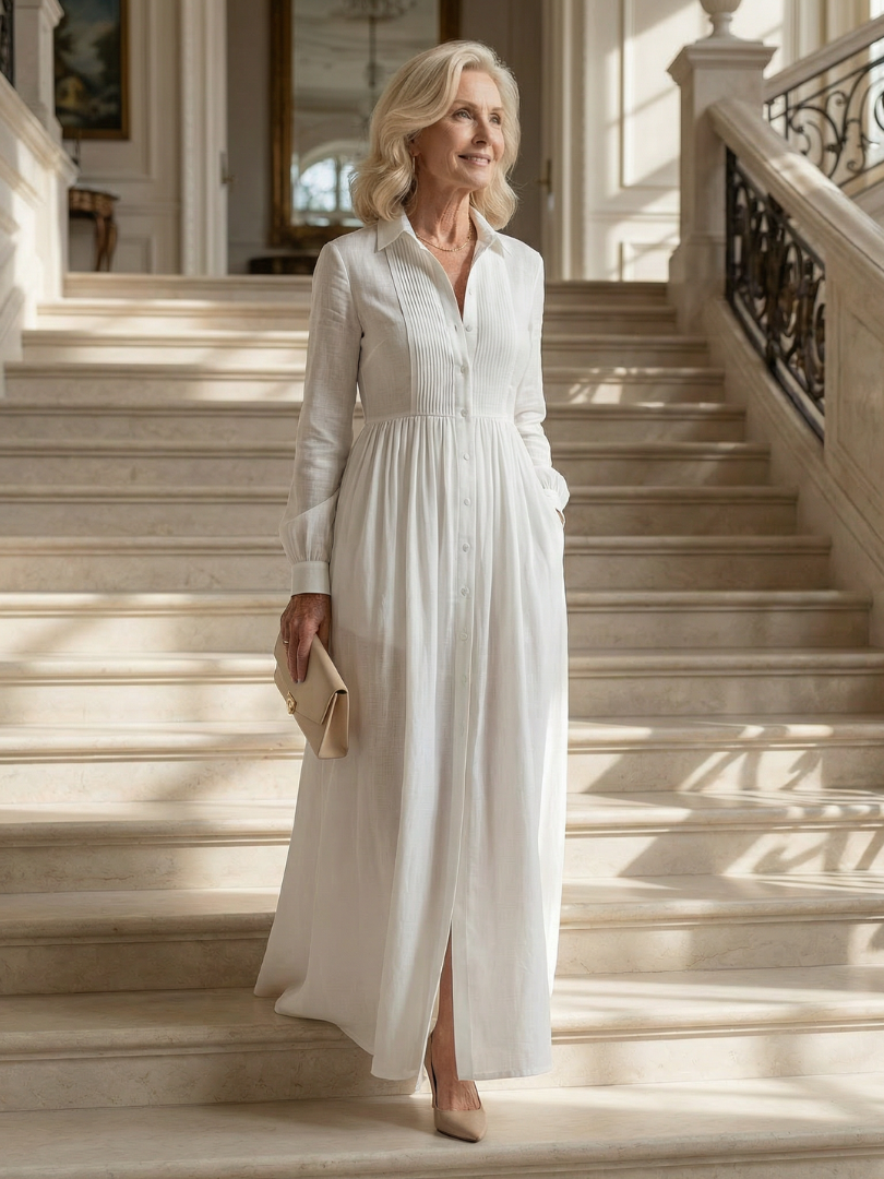 Lioren | Soft Flow Maxi Jurk