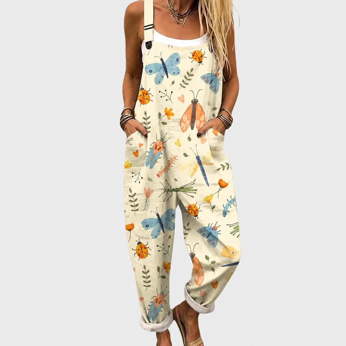 Kirsten salopette met print
