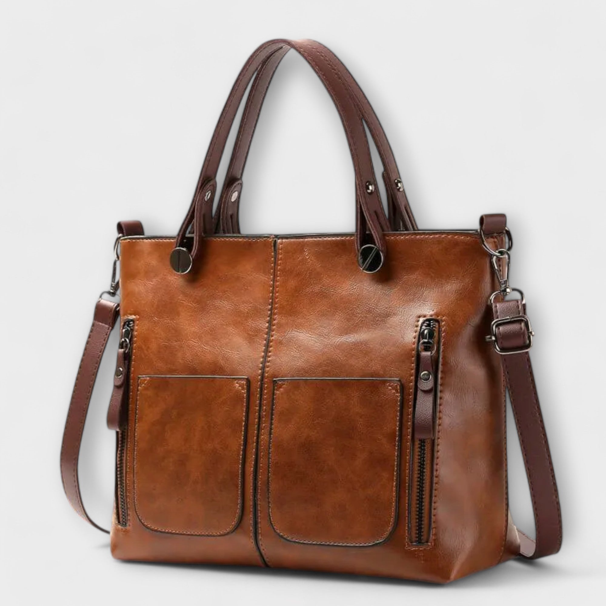 Elegante handtas met glad oppervlak
