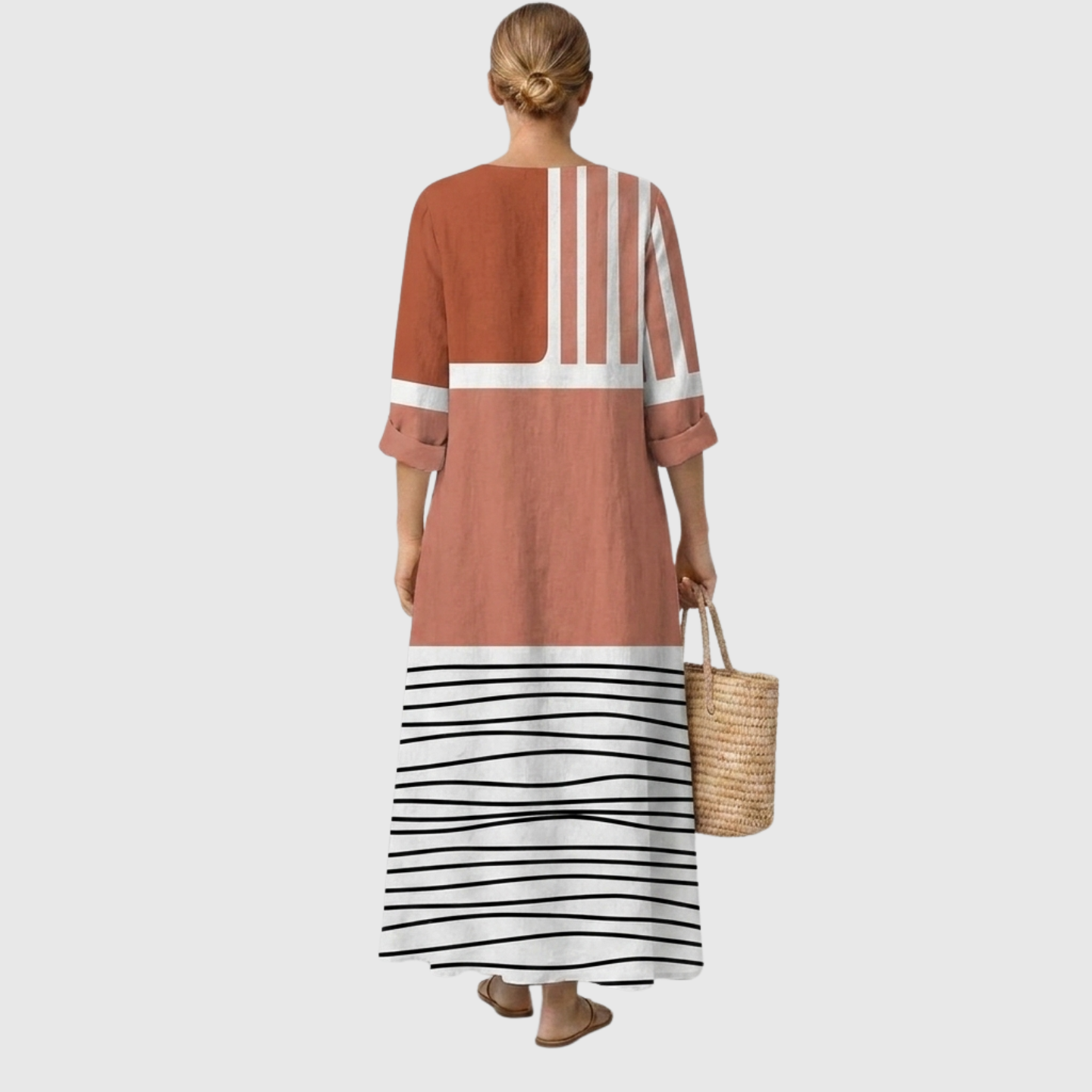 Zoe comfortabele jurk met bloemenprint