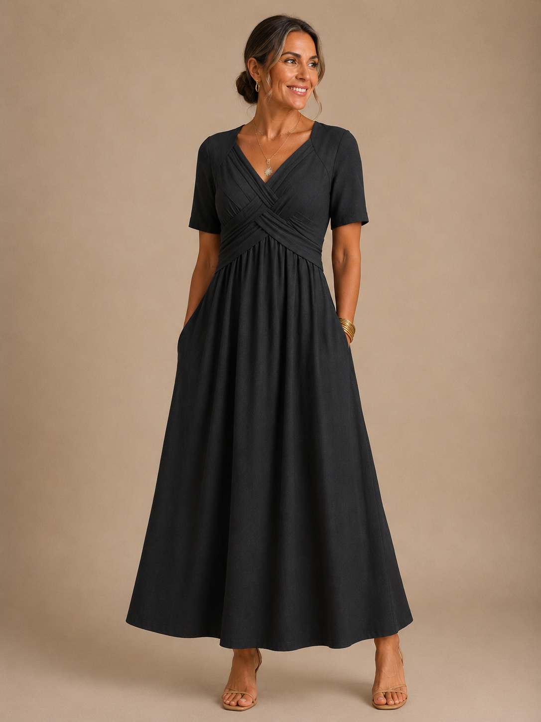 Angeli™ | Elegante Midi Dress