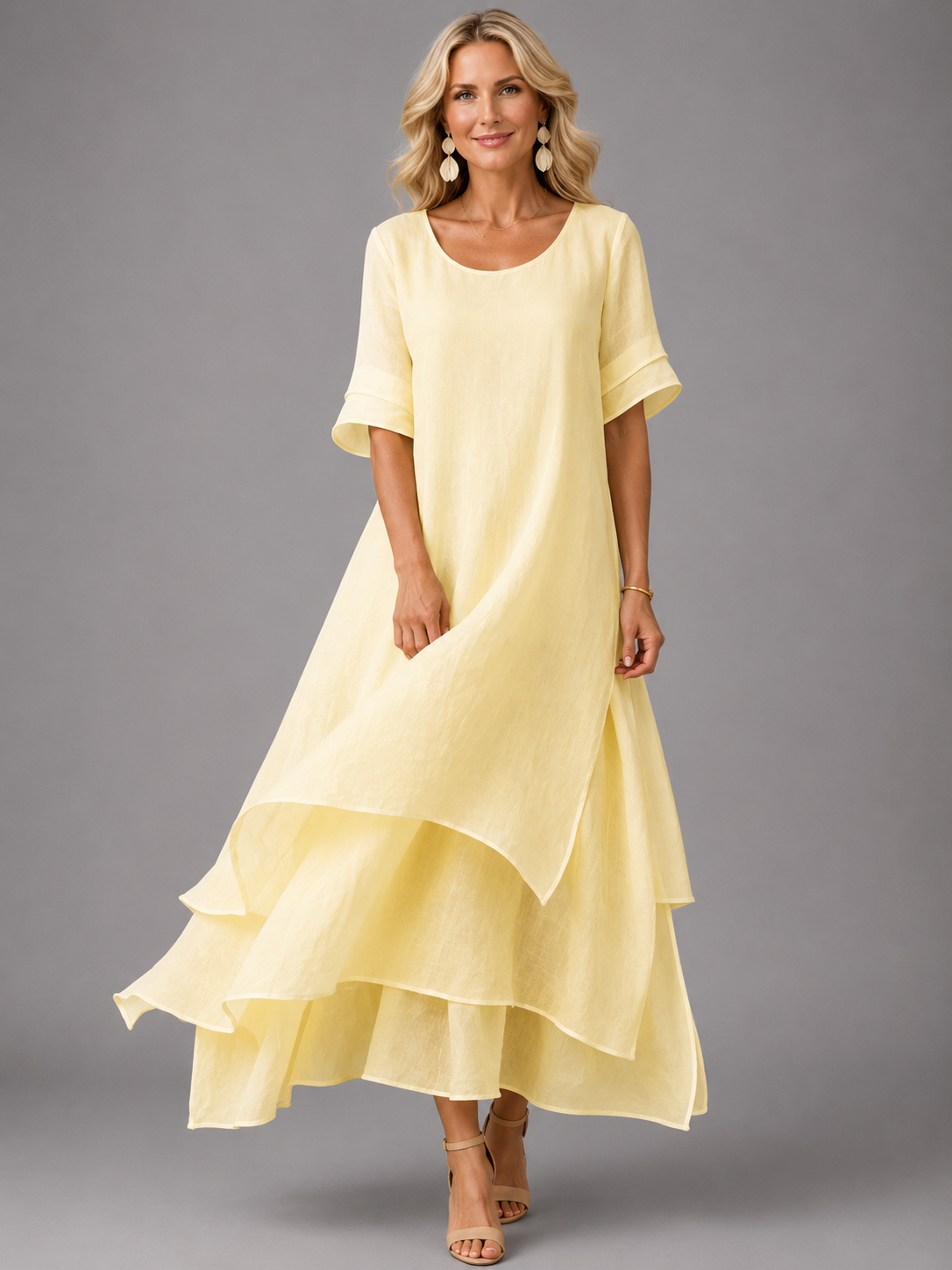 Liora | Flowing Grace Maxi Jurk
