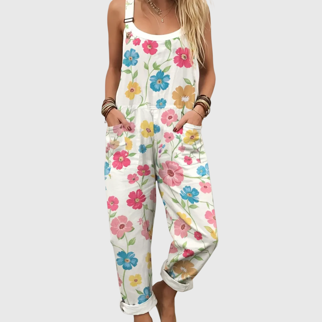 Vera salopette met print