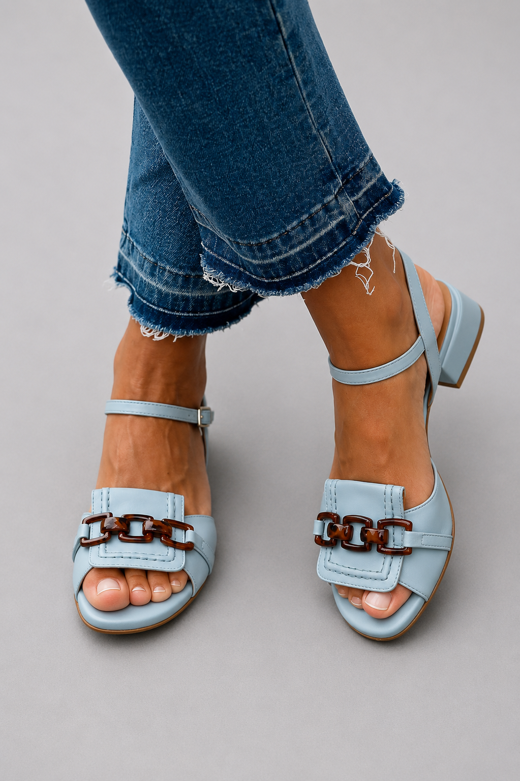 Azzurra sandalen in azuurblauw