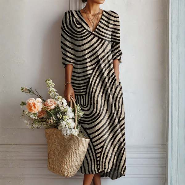 Gracia tijdloze vintage jurk