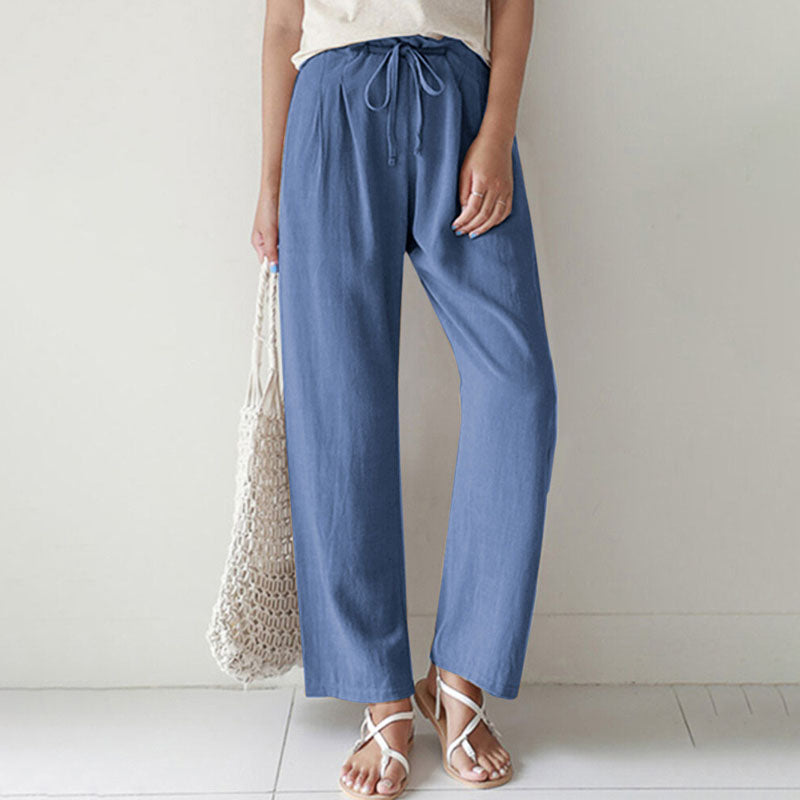 Vara relaxed broek met verstelbare taille