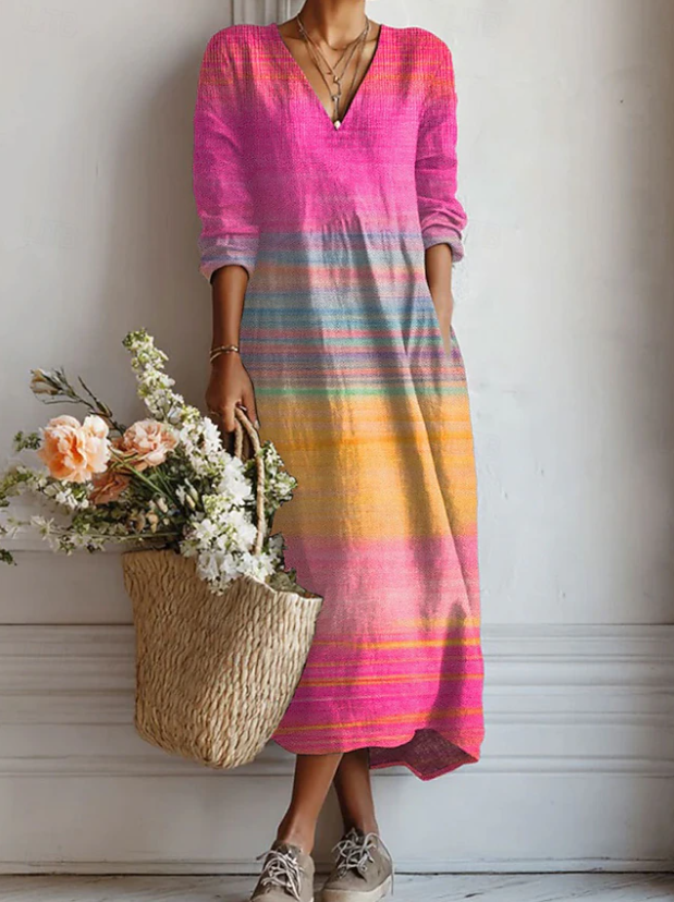Yara bohemien maxi-jurk