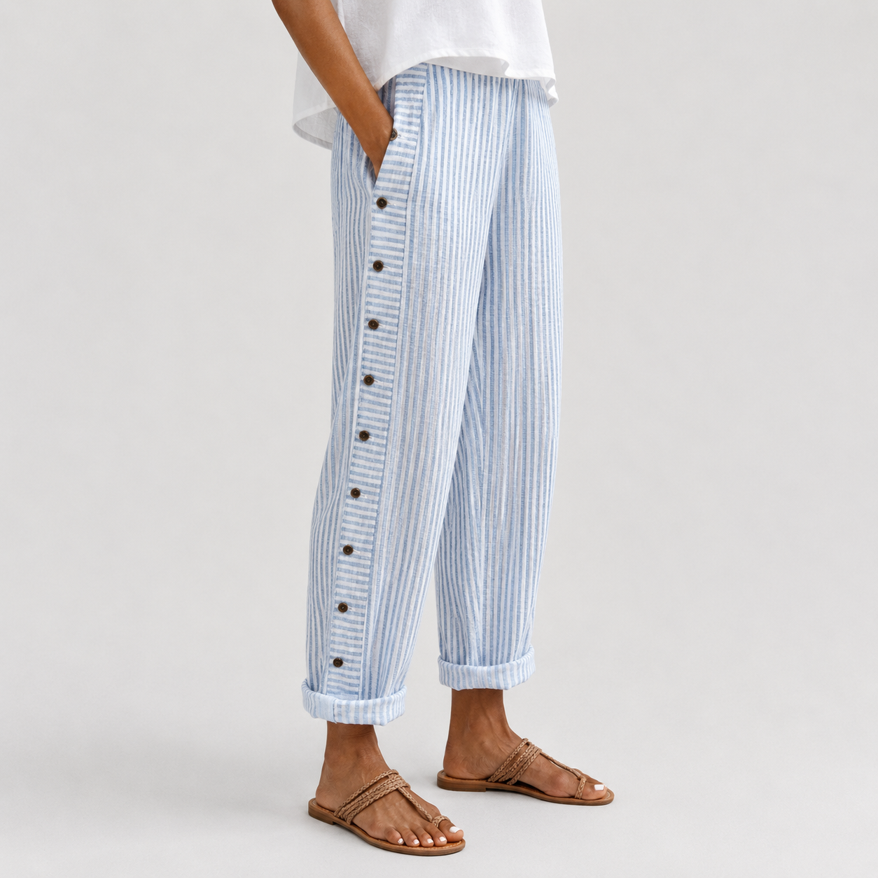 Bertha elegante wijde broek