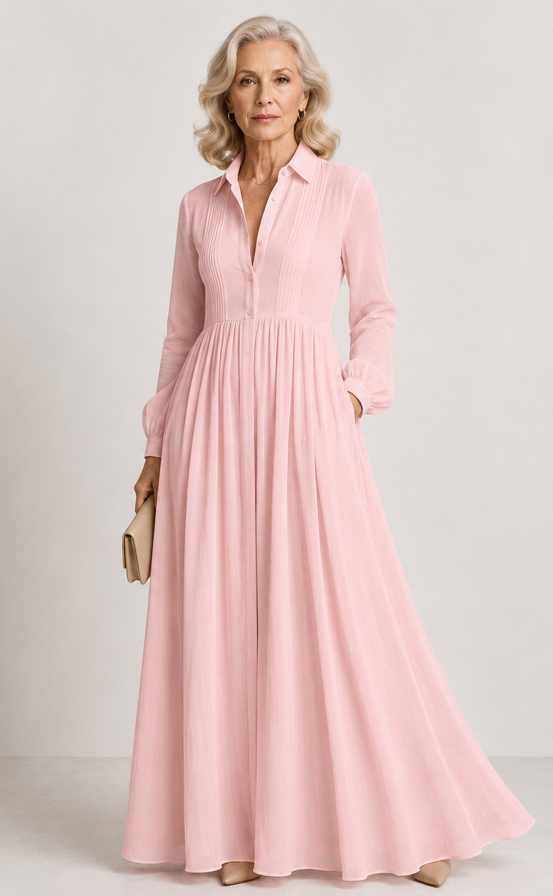 Lioren | Soft Flow Maxi Jurk