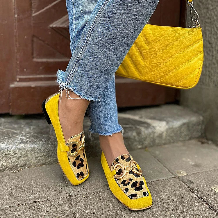 Assunta | Mocassins met dierenprint
