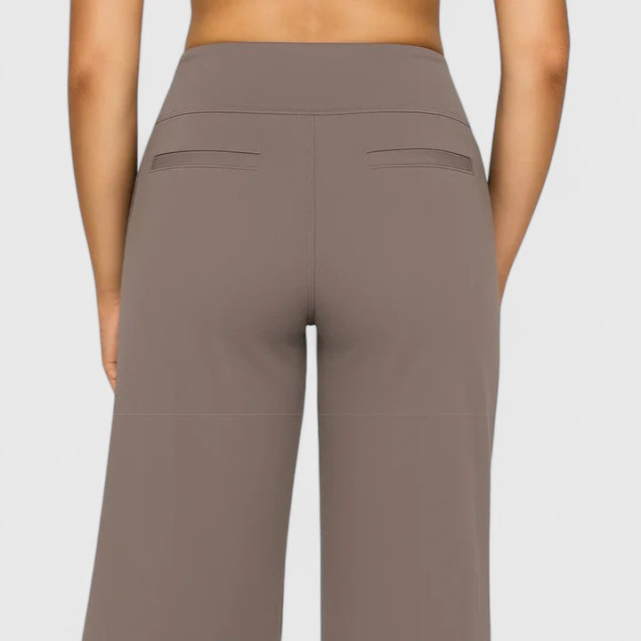 Hilary verfijnde broek met hoge taille