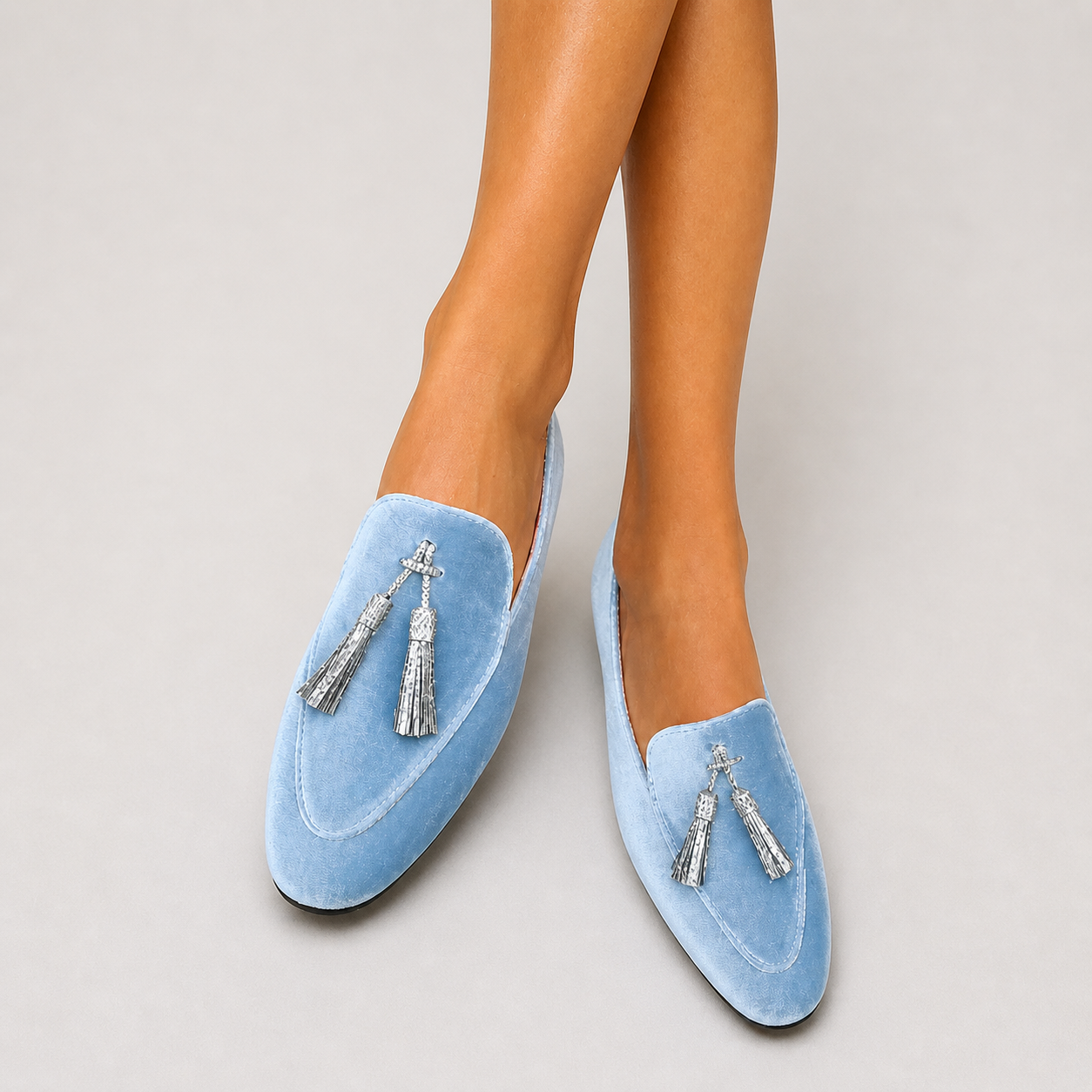 Chloé | Chique blauwe loafers