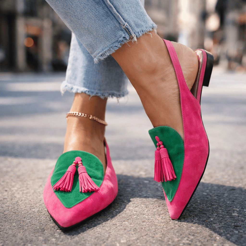 Elena | Sandalen met bandjes en franjes
