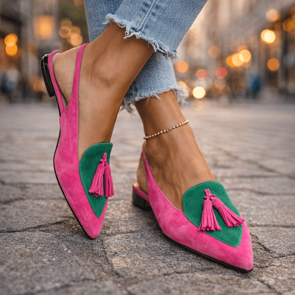 Elena | Sandalen met bandjes en franjes